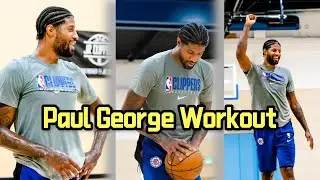 Paul George 2020 Off Season Workout | Footwork, Balance, Reading Games