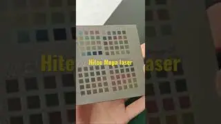 Hitec JPT 100w mopa fiber laser marking machine color engraving on stainless steel