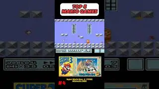TOP 5 BEST SUPER MARIO GAMES #nintendo #supermario #MARIO