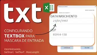 #1 Máscara de entrada - Como criar máscara de entrada