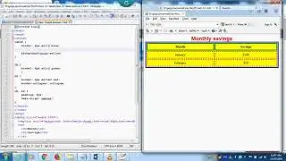 web design using HTML-class 13 Table border collapse  - part 2