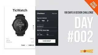 DailyUI 002 - Credit card Checkout | SpeedArt | Adobe Photoshop