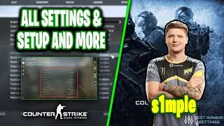s1mple CSGO Settings, Monitor Settings, Crosshair, Viewmodel, Gear and Settings 2021