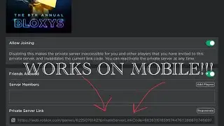 How to join a Roblox VIP server link on mobile [NEW UPDATE FOR MOBILE PLAYERS]
