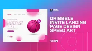 my first landing page design in Figma