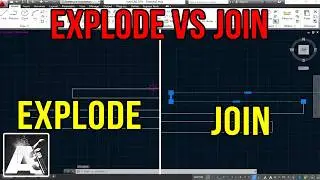 How to use Explode and Join Command in AutoCAD
