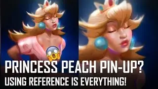 Princess Peach PIN-UP! Using ref is everything!