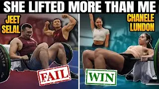 She Lifted HEAVIER WEIGHTS than Me |Full Hamstring, Calves & Glutes Workout|JEET SELAL