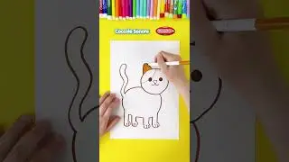 Disegnamo un Gatto! 🐱 #disegniperbambini #scuoladidisegno