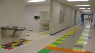 strangely familiar and unnerving pictures with unsettling music (liminal space)