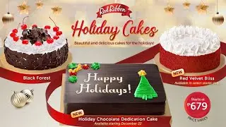 Red Ribbon Holiday Cakes!