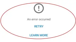 How to Fix 'An Error Occurred' YouTube Problem | YouTube App Error Solution