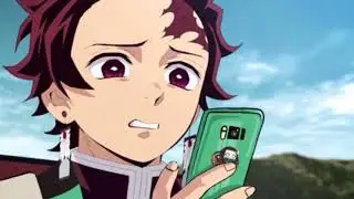 Tanjiro Catches Zenitzu in 4k