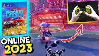 Jogando ROCKET LEAGUE no PS4 em 2023! (GamePlay Multiplayer Teste)