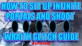 INFINITE PORTALS WITH WRAITH APEX LEGENDS (shoot while placing portals)