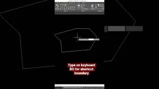 Shortcut keyboard autocad for boundary 