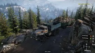 SnowRunner. Прохождение.  Карта - Lake Coap. Мод - Урал-4320 '' ПОЛЯРНИК ''.