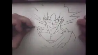 drawing goku gt