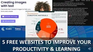 5 FREE AI driven websites that will blow your mind | Save time using these websites | Productivity