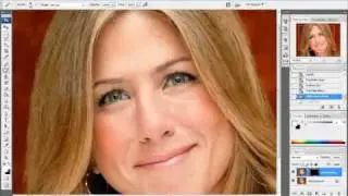 Simple Photoshop Makeover - Jennifer Aniston