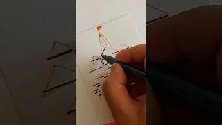 Ram Mandir Drawing Easy #drawing #shorts #viral #ram #rammandir