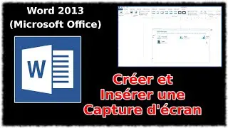 Tutorial: Creating and inserting a screenshot (Word 2013)