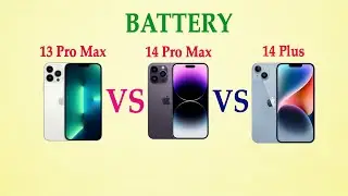 iPhone 14 Pro Max vs 13 Pro Max vs 14 Plus | Battery Life DRAIN Test