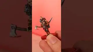 Ma toute première figurine #handpainted #bloodrageboardgame  #miniature #miniaturepainting #vikings