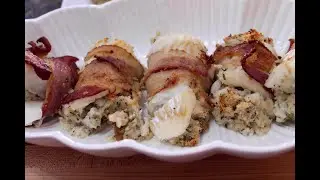 Bacon Wrapped Stuffed Cod Fillets - Bonita's Kitchen
