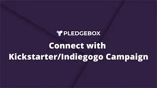 Connect with Kickstarter Indiegogo Campaign
