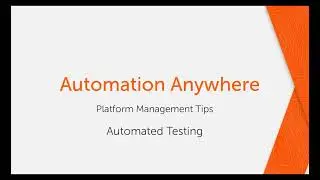 Automation Management Tips - Automated Testing