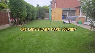 She wanted a better lawn and really got it