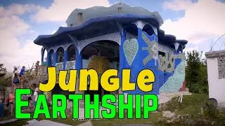 WILD Earthship Home! Off the Grid in Belize Jungle