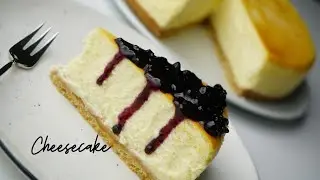 طريقة عمل  نيويورك تشيز كيك ( تشيز كيك بالفرن )