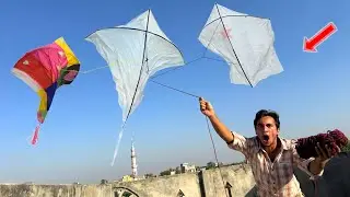 10 Feet Plasticbag Kite Vs New MOTi Door Kite Catch Village Boys Abubaker 