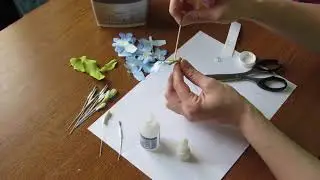 МК Лобелия из фоамирана ч.2 Автор Ирина Зверева