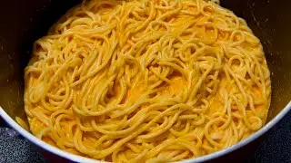 Como hacer espagueti rojo cremoso el secreto 🤫 para que te quede buenísimo 🤤👌🏼