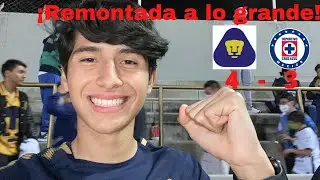 ¡REMONTADA A LO GRANDE! Reacción Pumas vs Cruz Azul (4-3)
