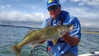 Sakakawea Walleyes on Bottom Bouncers and Spinners