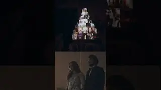 Cake mapping Wedding Reception งานแต่งงาน งานเลี้ยงฉลอง Priya & Non