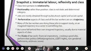 Youth, Belonging, Struggles and Employment. ESRI Seminar, Manchester Metropolitan University
