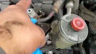 HOW TO REPLACE THE STEERING PUMP AND ALTERNATOR BELT ON A HONDA CIVIC