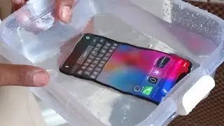 iPhone X Water Freeze Test.! What Will Happen After 10 Hours