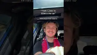 Listening to EDM in the car Expectation vs reality. #edm #rave #edmlife #edmlifestyle #dubstep