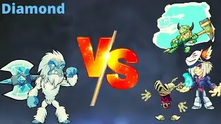 There is NO WAY A BRAWLHALLA DIAMOND PLAYER COULD PULL THIS OFF AGAINST 3 PLATINUM PLAYERS