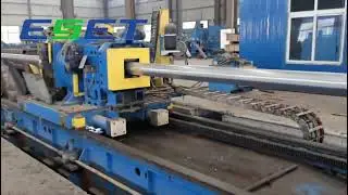 Real footage of ESET's polygonal solar tracking racking production process
