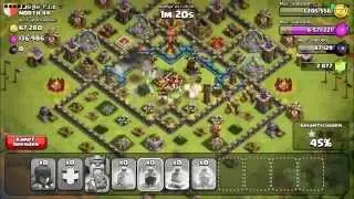 Clash of Clans - 1 Star vs. Yorge Yao - All Witch Raid