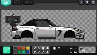 How to made carbon dacal : Custom Decals: Pixel Car Racer