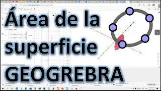 Área de la superficie - GEGOGEBRA