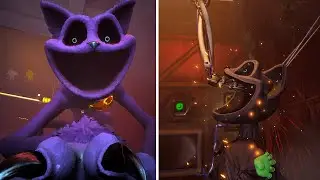 CatNap Final Boss Fight + Death Scene + Ending - Poppy Playtime: Chapter 3